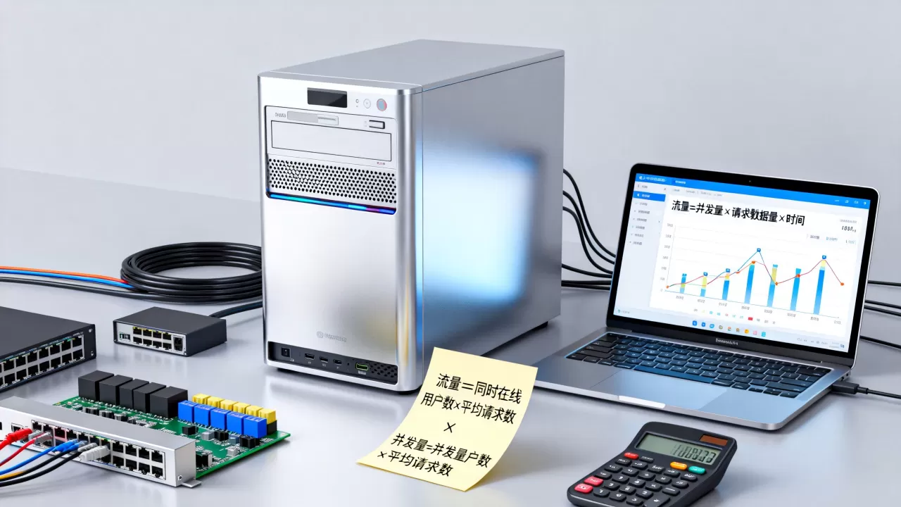 南京服务器租用选型时怎么按并发量与流量估算配置？并发量流量如何计算服务器配置