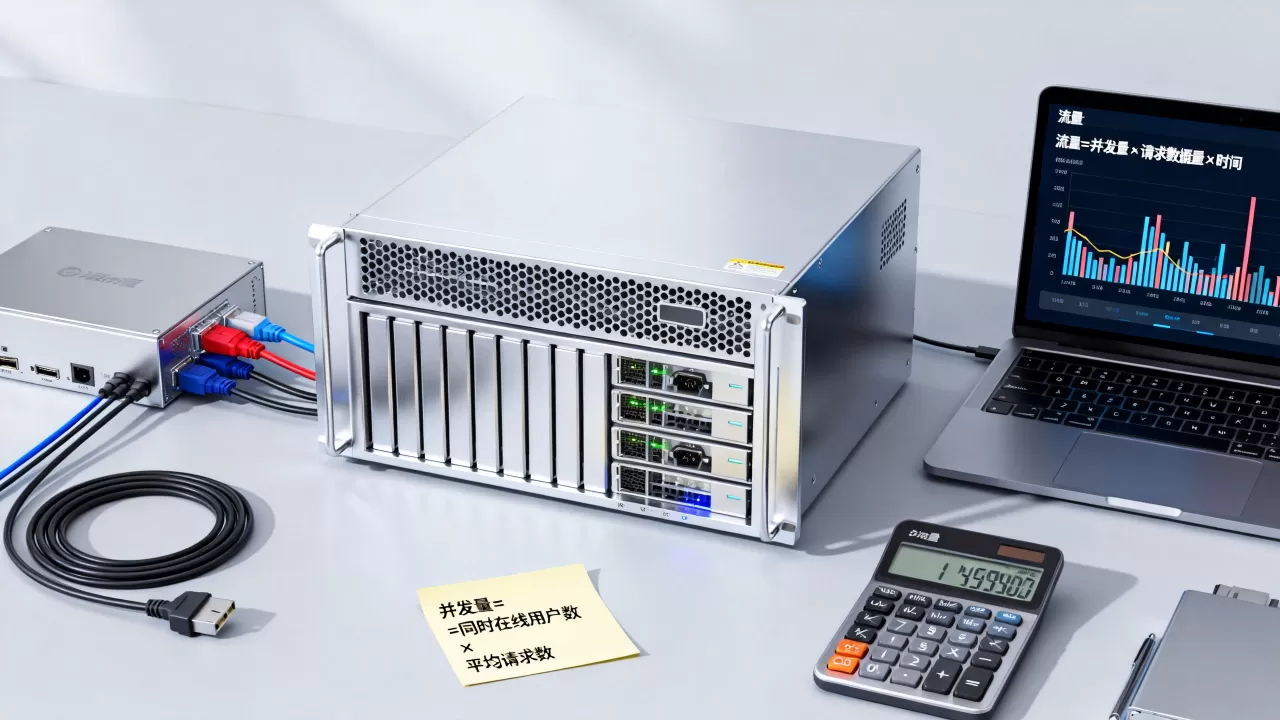南京服务器租用选型时怎么按并发量与流量估算配置？并发量流量如何计算服务器配置