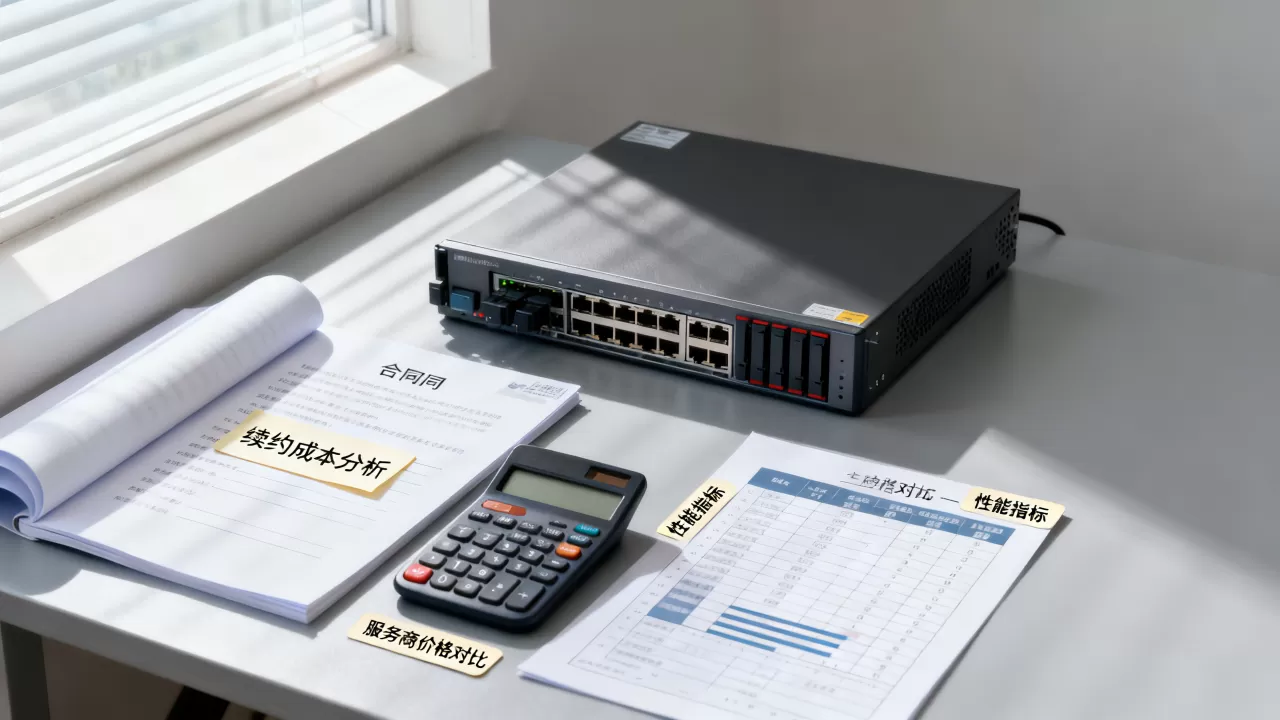 服务器租用合同到期后续约还是换服务商，怎样选择更划算？