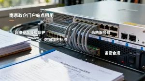 南京政企门户站点租高防服务器要看哪些合规项