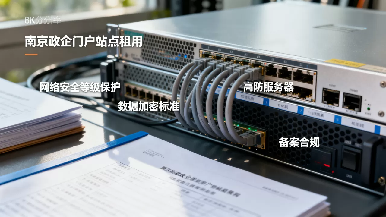 南京政企门户站点租高防服务器要看哪些合规项