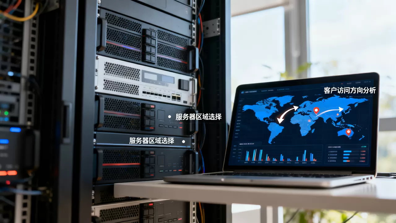 外贸网站新手租服务器先看客户访问方向对吗？，客户访问方向怎么看