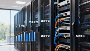 南京大带宽租用里共享带宽报价为什么比独享低，共享带宽和独享带宽区别是什么