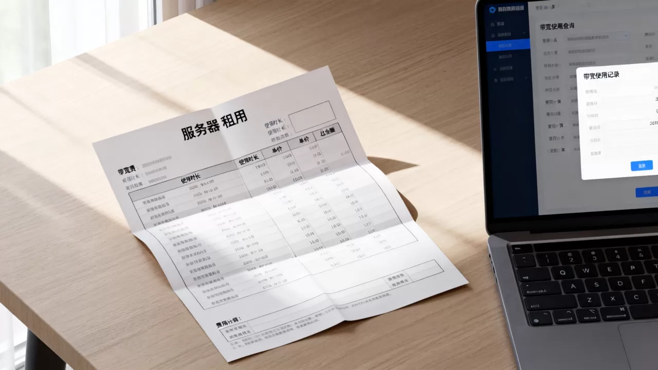 服务器租用账单里的带宽费怎么核对，带宽费用明细查询方法