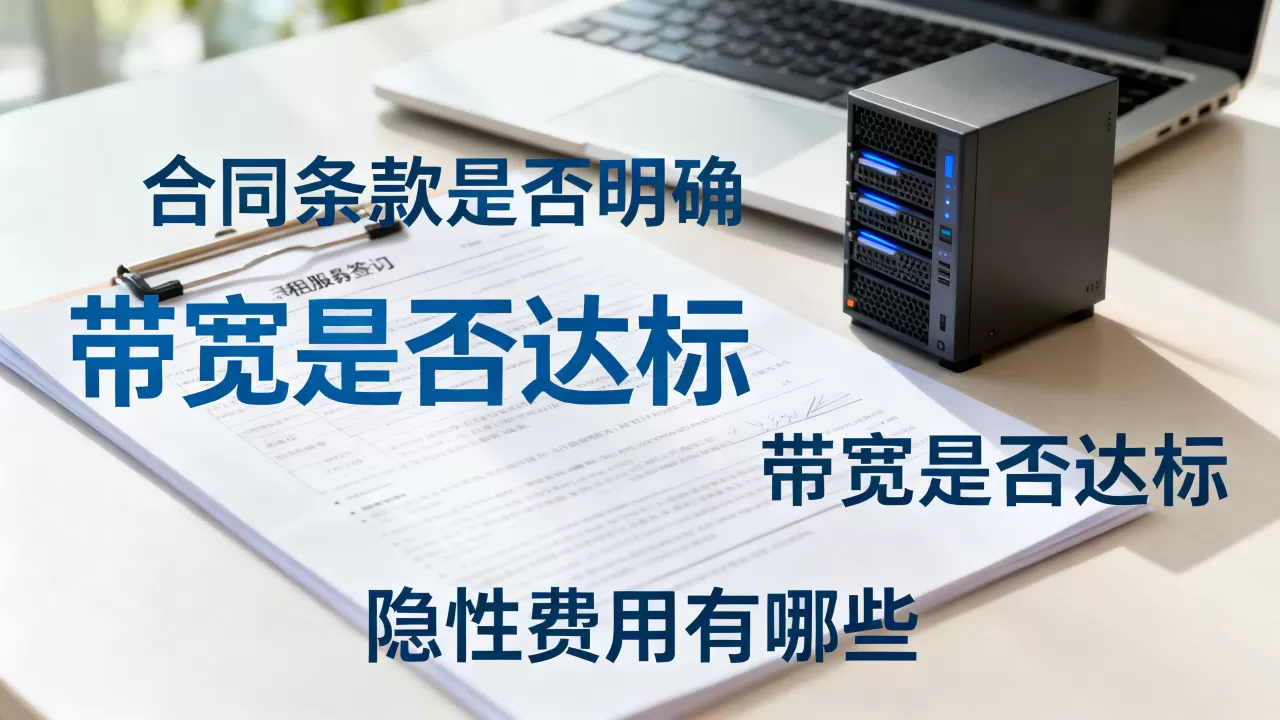 新手租服务器签约前有哪些坑？长尾疑问词避坑清单