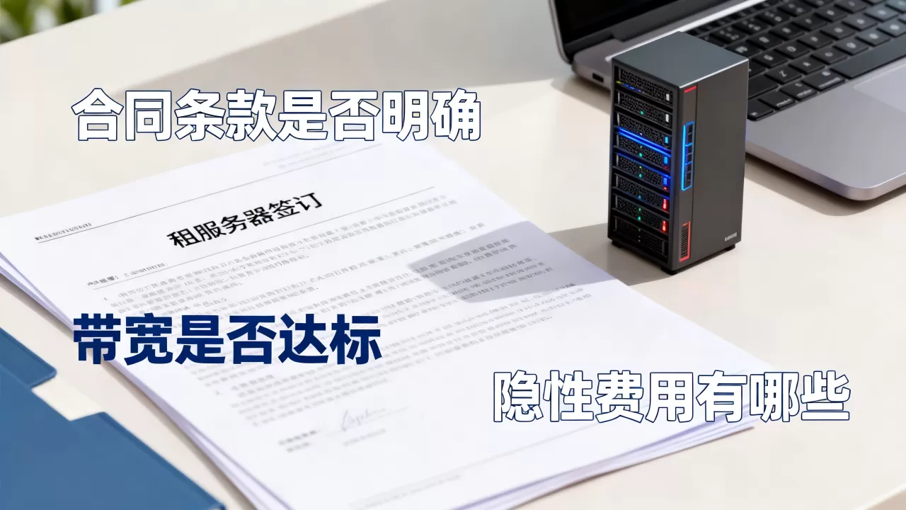 新手租服务器签约前有哪些坑？长尾疑问词避坑清单