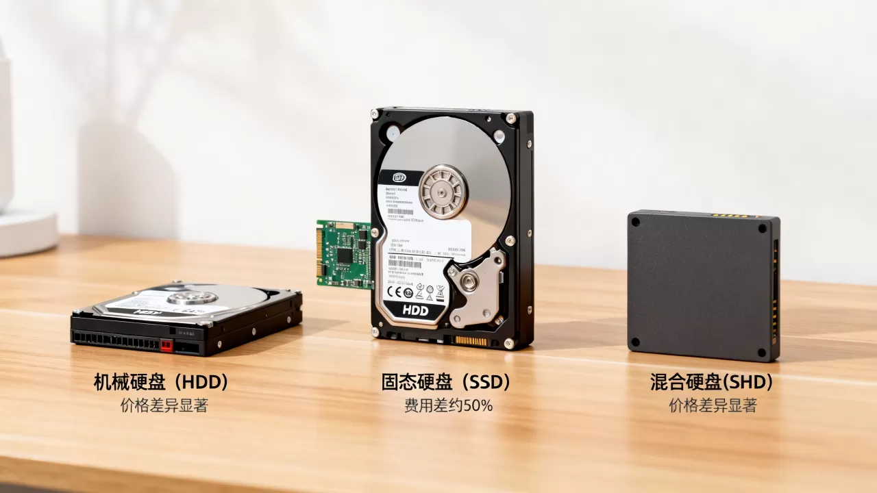 新手租服务器选不同硬盘类型费用差多少？，服务器硬盘价格差异大吗
