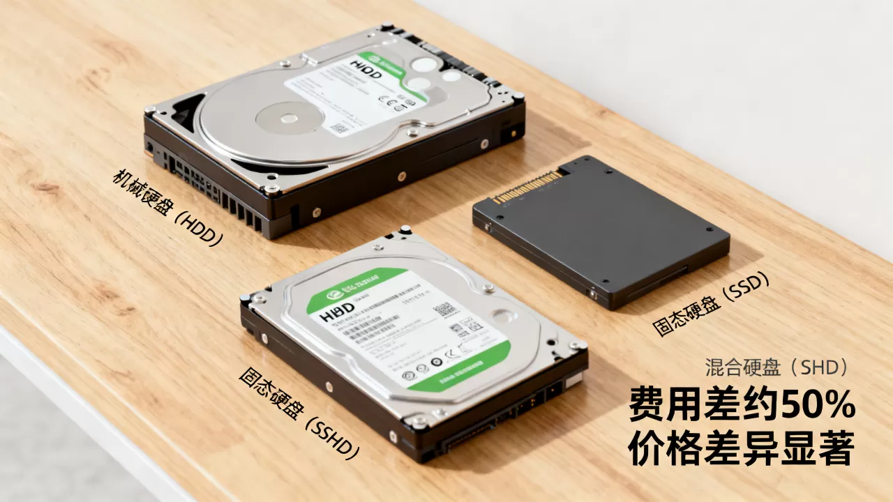 新手租服务器选不同硬盘类型费用差多少？，服务器硬盘价格差异大吗