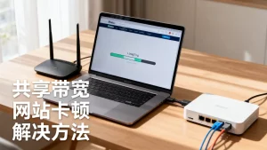 晚高峰网站卡顿是共享带宽在拖后腿吗？，网站打开慢如何解决