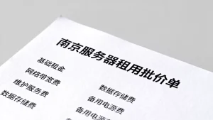 拿到南京服务器租用报价单后要逐项看清包含哪些费用？怎么避免隐形收费