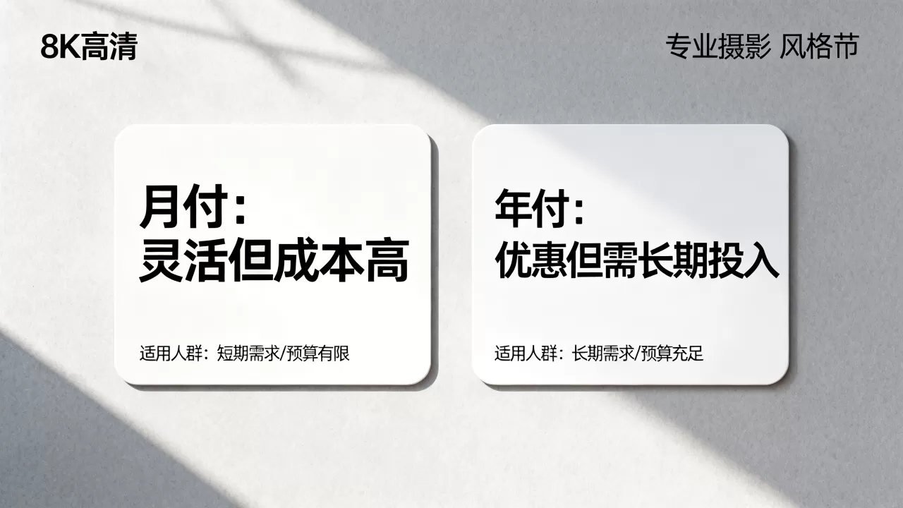 什么样的新手适合月付什么样的适合年付,新手怎么选付费周期更划算? 什么样的新手适合月付什么样的适合年付,新手怎么选付费周期更划算?