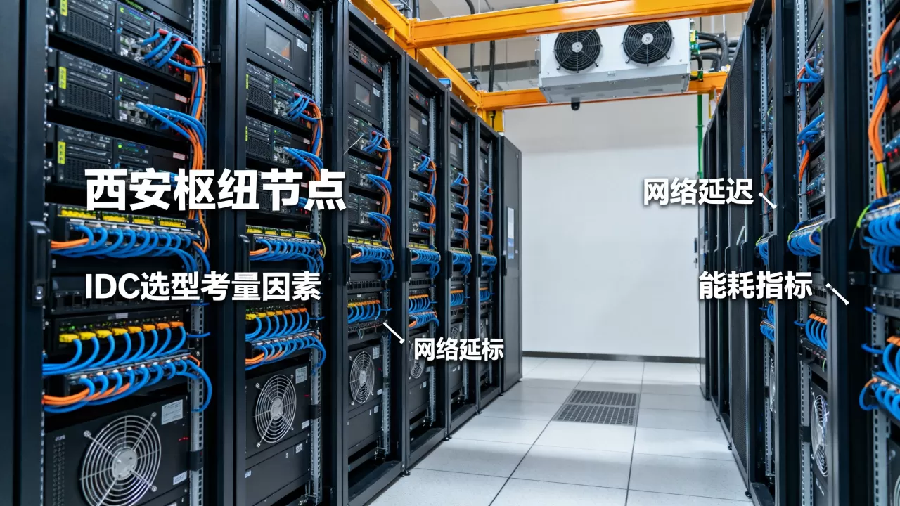 西安枢纽节点定位下IDC选型如何考量？怎么选？
