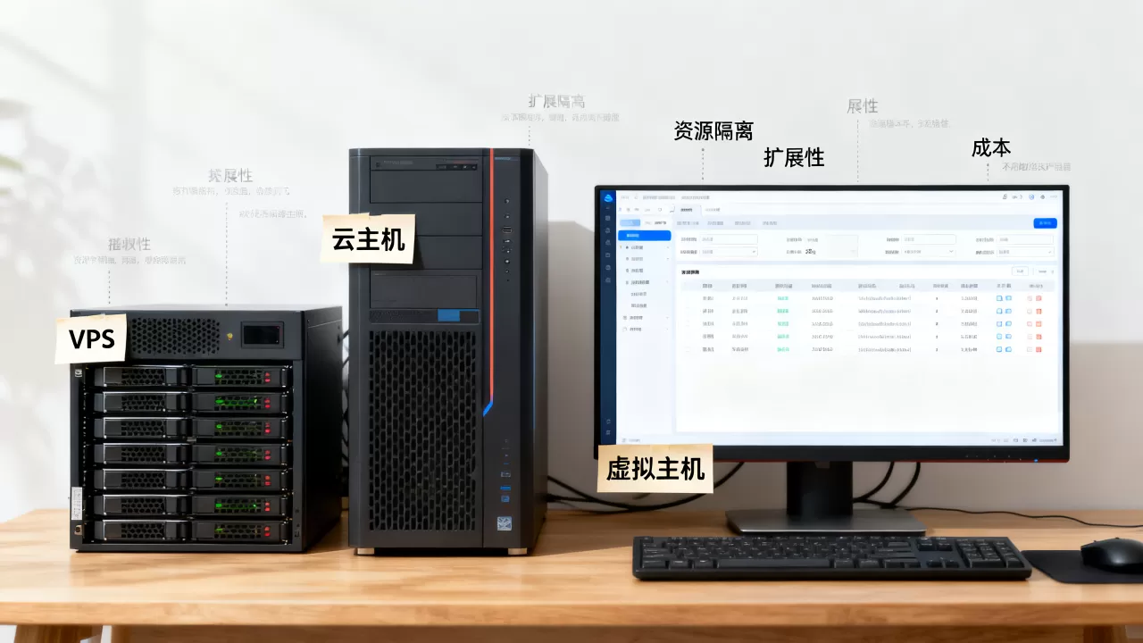 VPS、云主机、虚拟主机到底啥区别？怎么选