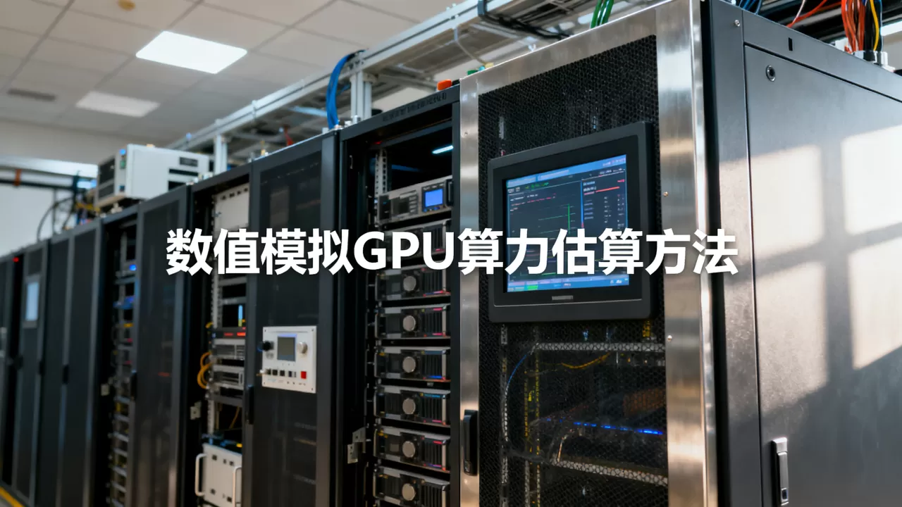 西安科研院所数值模拟的GPU算力估算方法有哪些？怎么估算？