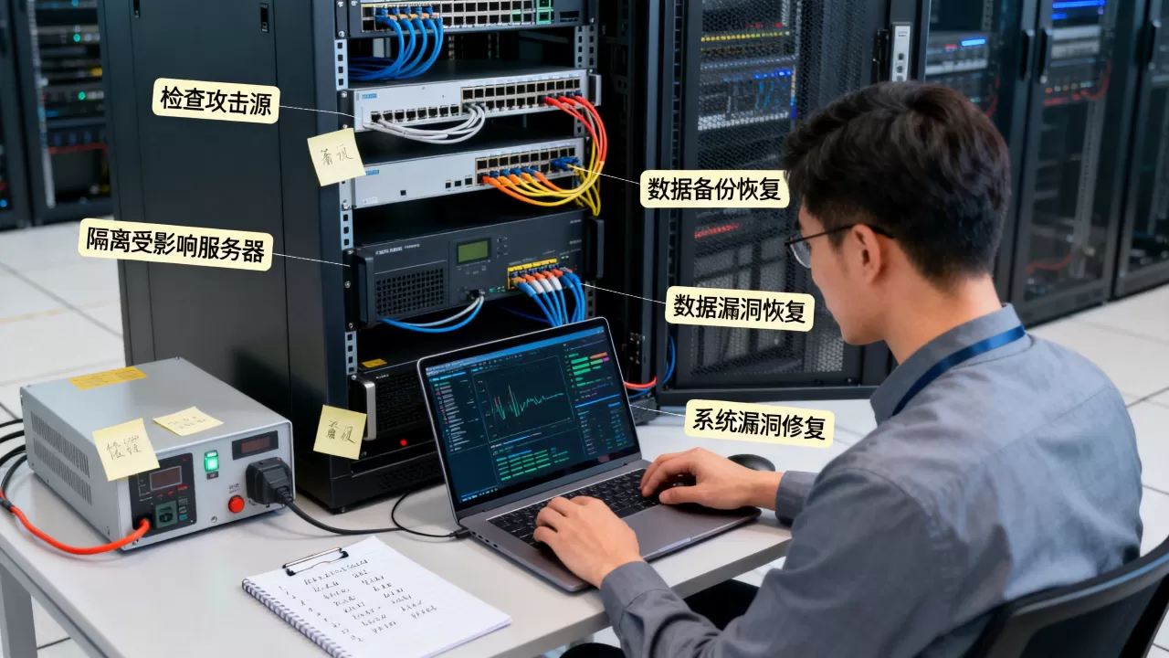 西安高防服务器被攻击后业务恢复步骤有哪些，怎么快速恢复？