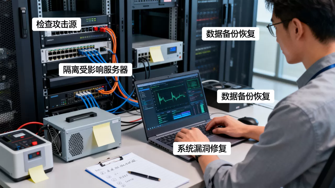 西安高防服务器被攻击后业务恢复步骤有哪些，怎么快速恢复？