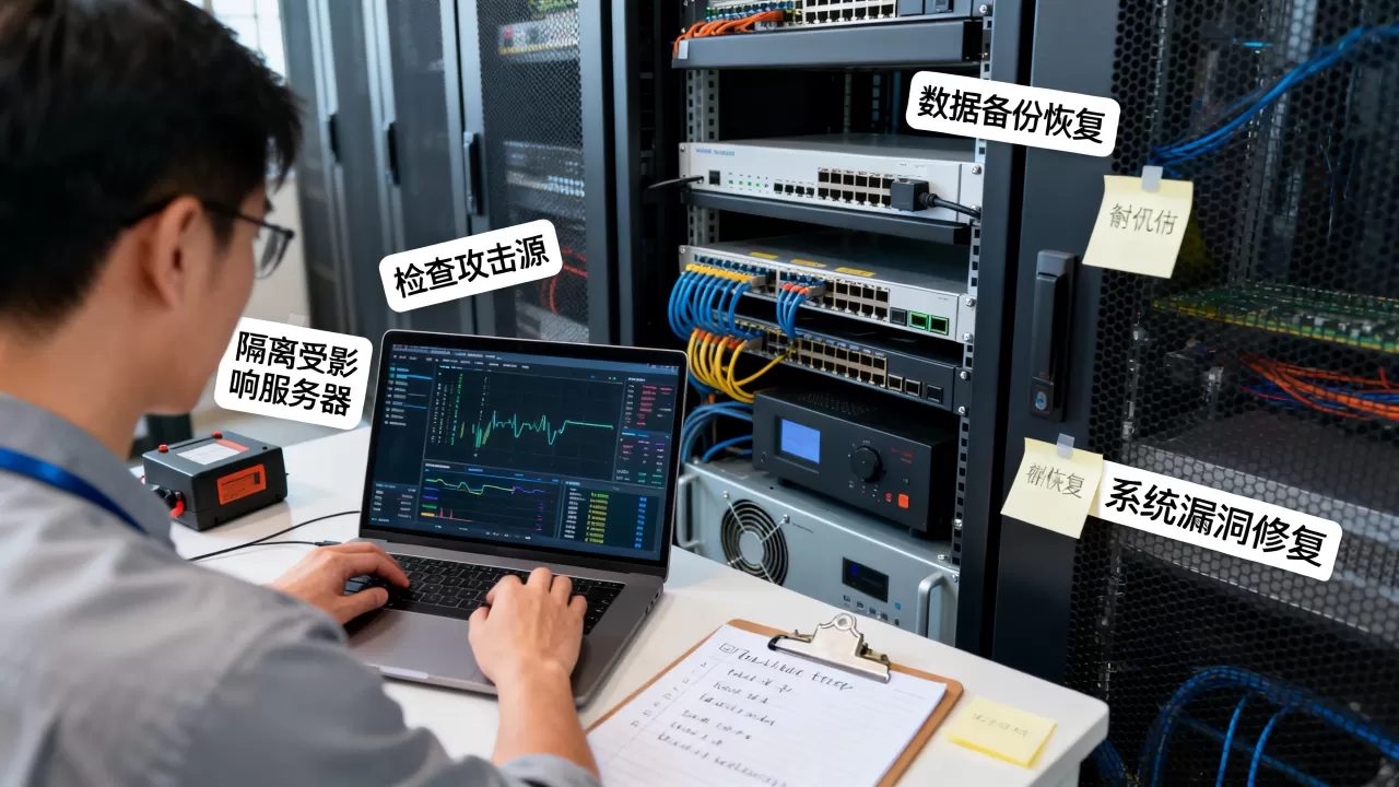 西安高防服务器被攻击后业务恢复步骤有哪些，怎么快速恢复？