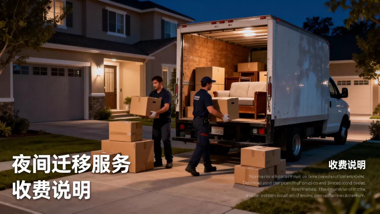 夜间迁移服务为什么收费会更高一些，夜间搬家费用贵吗？