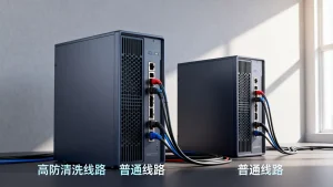 西安高防服务器清洗线路和普通线路差在哪，高防清洗线路为何更抗攻击？