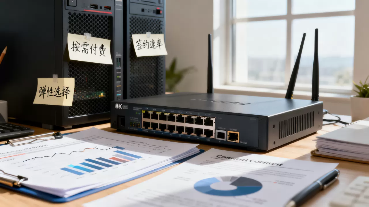 西安大带宽租用按需付费与签约时速率条款解读，企业该如何弹性选择？