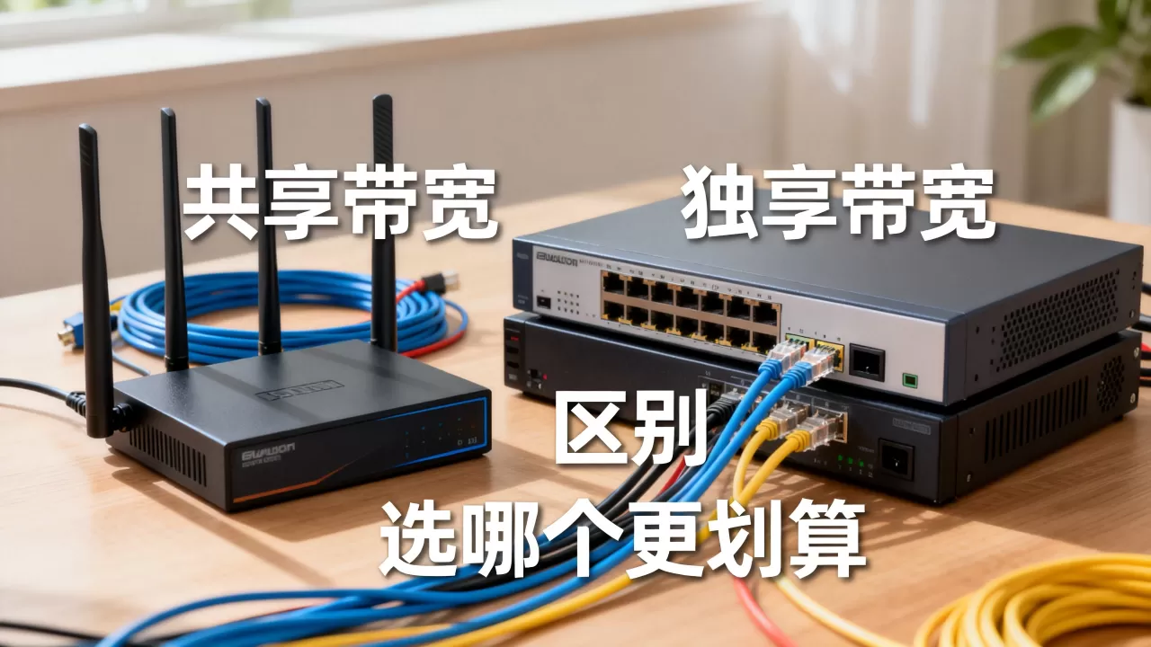 西安共享带宽和独享带宽的区别一次讲清，选哪个更划算？