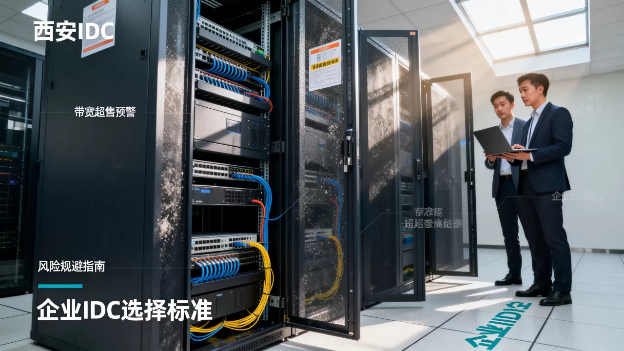 西安机柜租用带宽会超售吗？怎么规避超售风险，企业如何选择靠谱IDC。