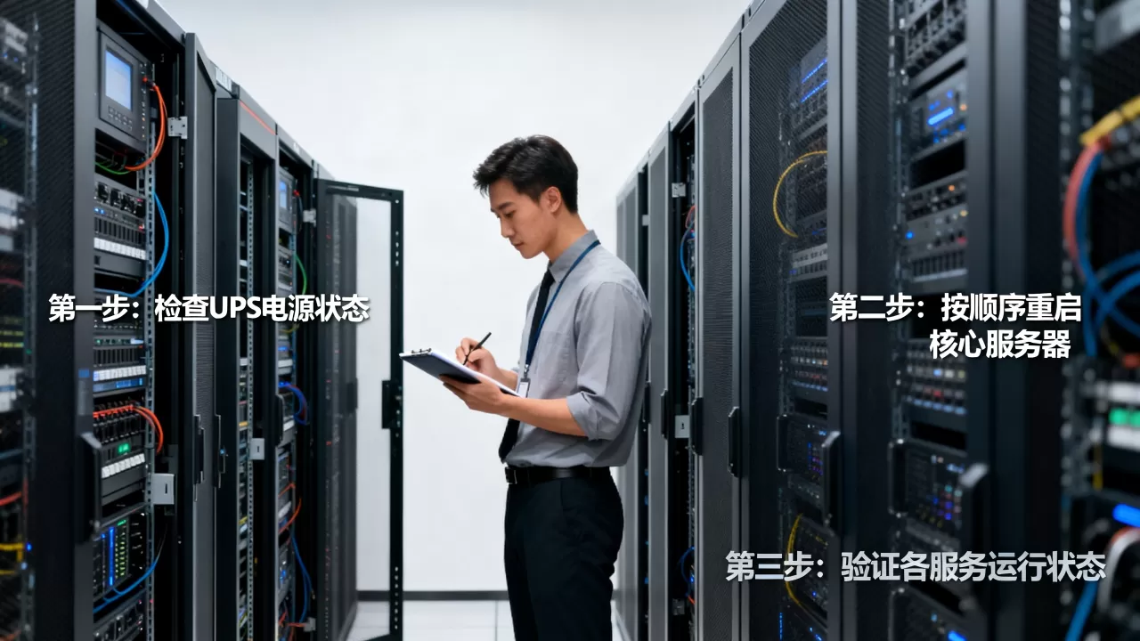 机房断电后服务器重启顺序如何恢复？有哪些恢复要点？