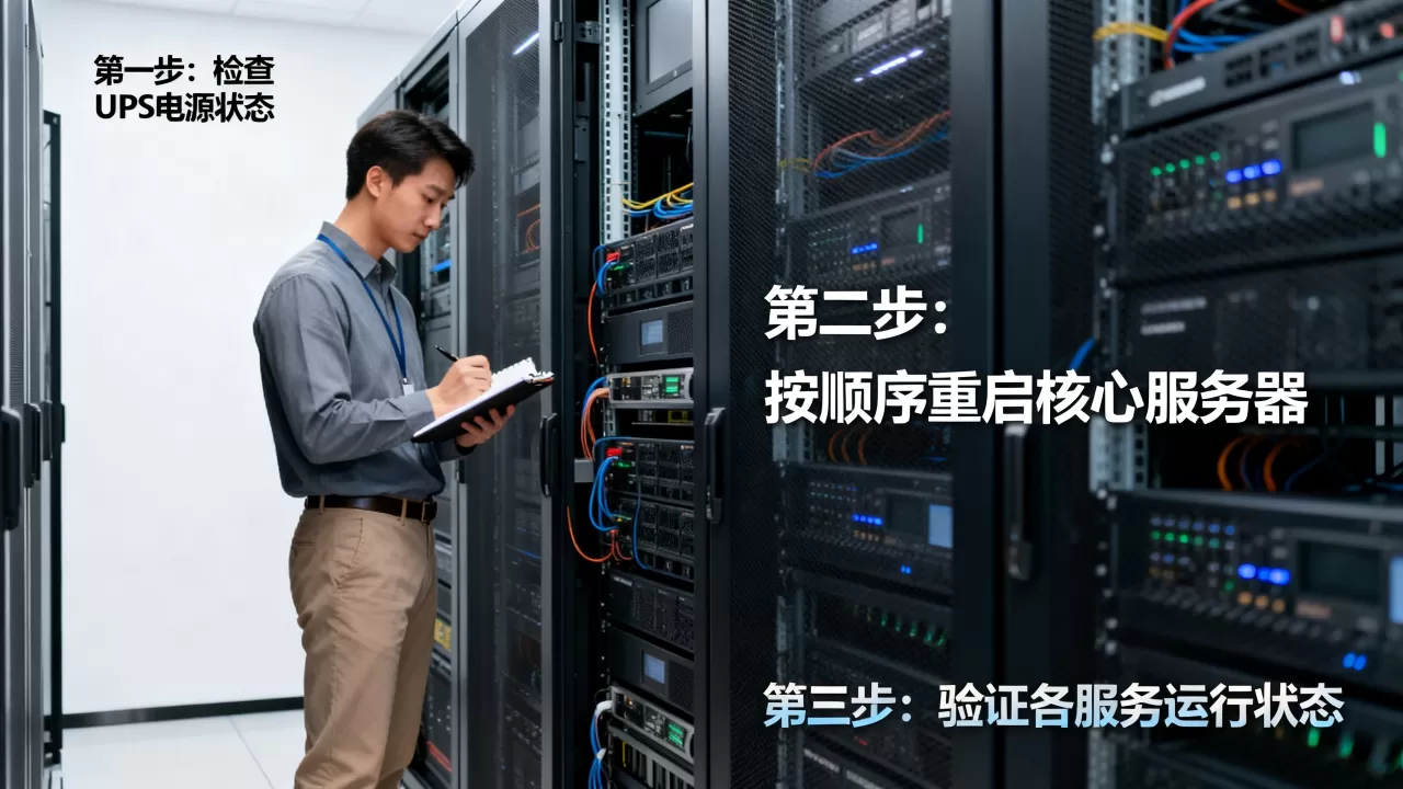机房断电后服务器重启顺序如何恢复？有哪些恢复要点？