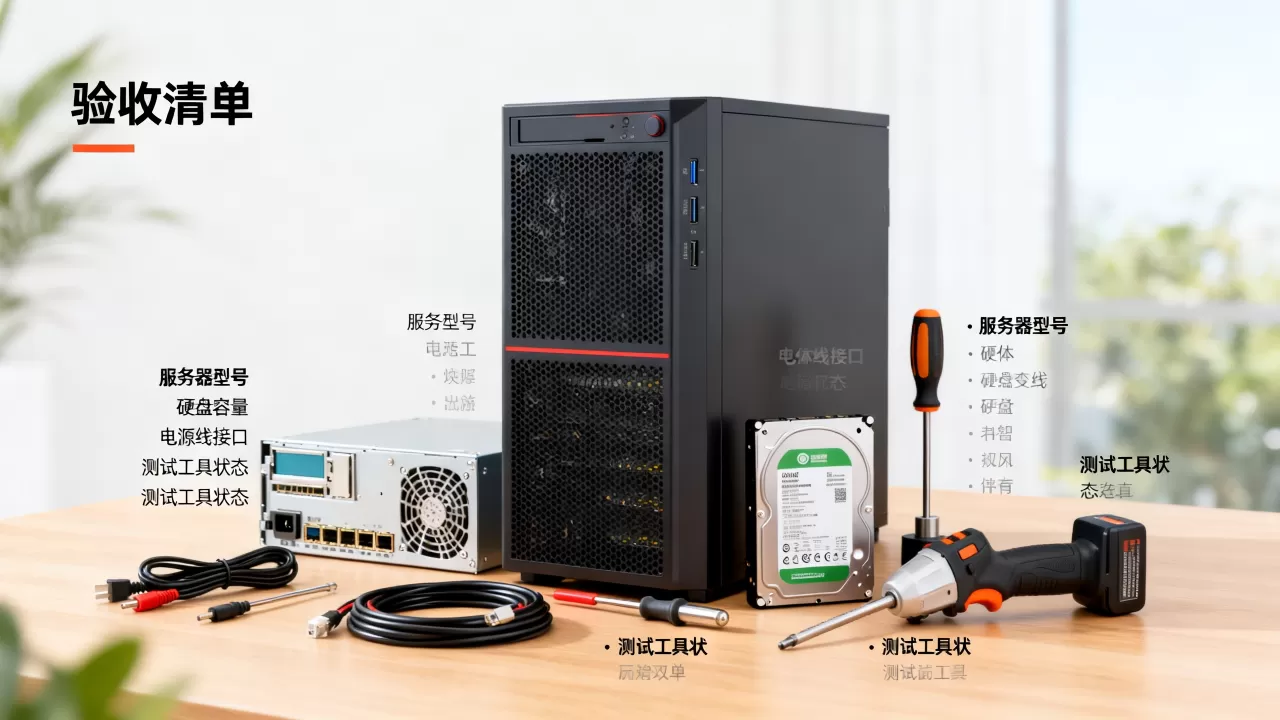 西安整机租用前的硬件验收清单怎么准备？硬件验收清单，租用前必看