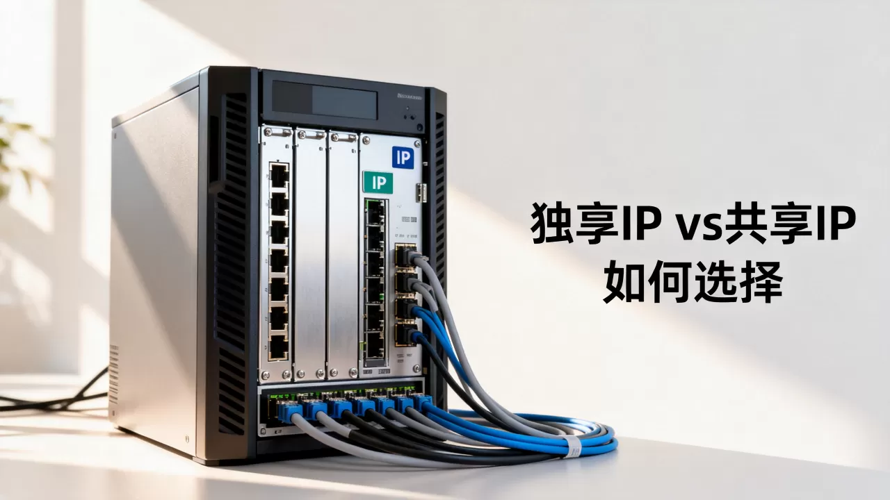西安服务器租用，独享IP和共享IP有啥区别？怎么选？