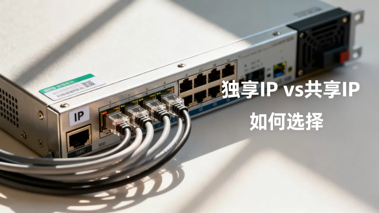西安服务器租用，独享IP和共享IP有啥区别？怎么选？