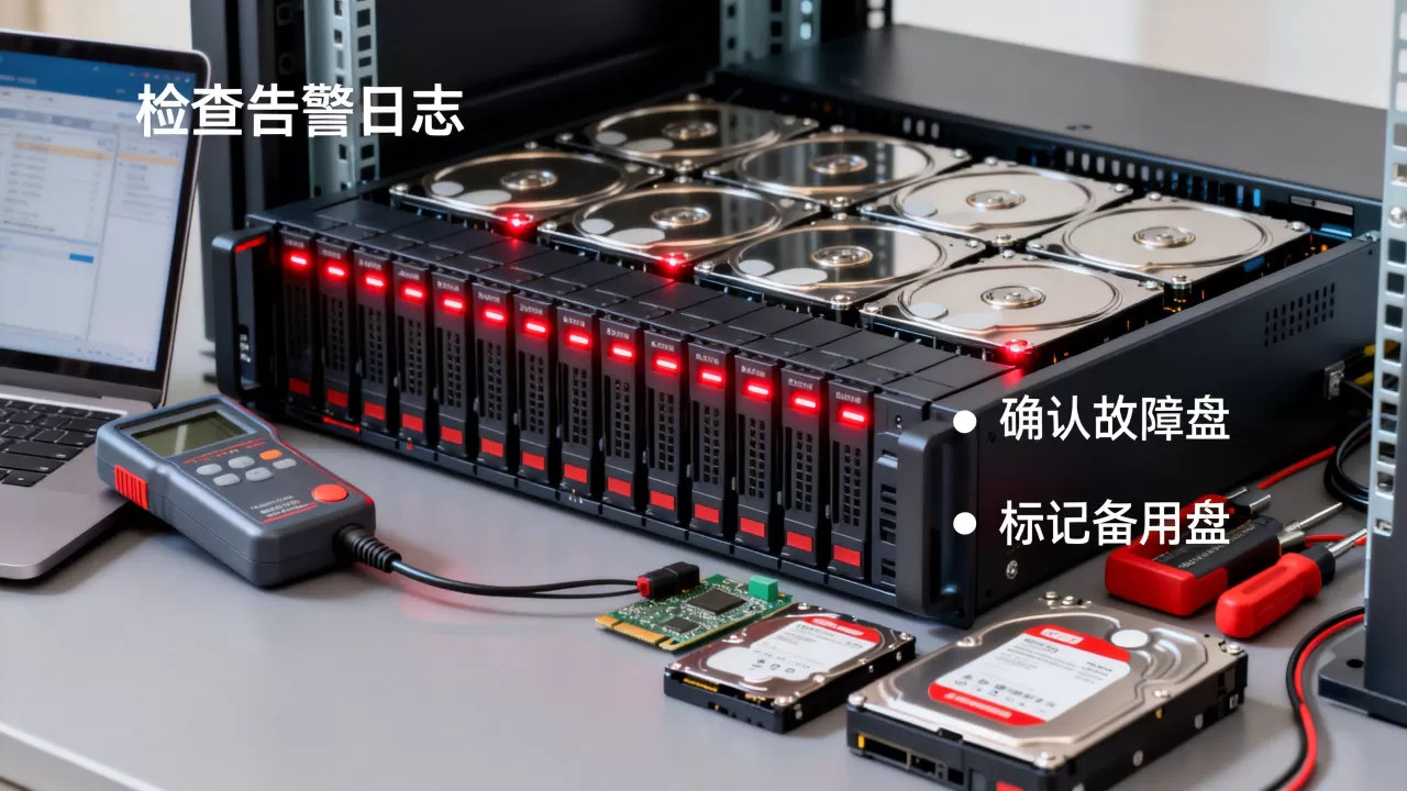 硬盘阵列多盘同时告警的紧急处理顺序是什么？磁盘阵列故障怎么办