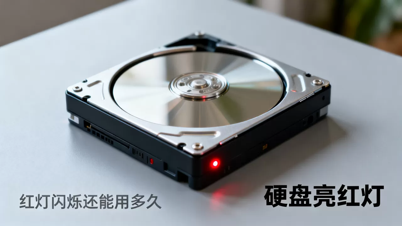 硬盘亮红灯是不是马上就要坏了?硬盘红灯闪烁还能用多久 硬盘亮红灯是不是马上就要坏了?硬盘红灯闪烁还能用多久