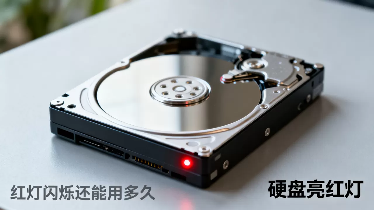 硬盘亮红灯是不是马上就要坏了?硬盘红灯闪烁还能用多久 硬盘亮红灯是不是马上就要坏了?硬盘红灯闪烁还能用多久