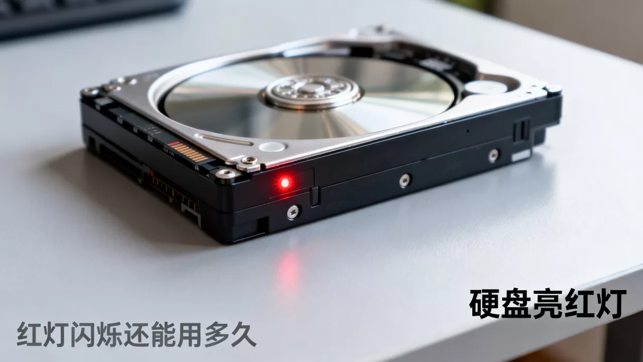 硬盘亮红灯是不是马上就要坏了?硬盘红灯闪烁还能用多久 硬盘亮红灯是不是马上就要坏了?硬盘红灯闪烁还能用多久