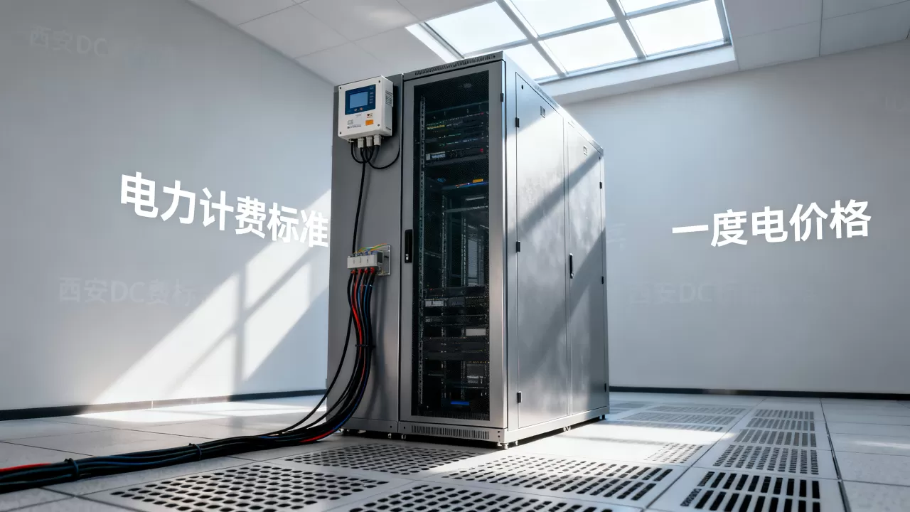 西安IDC机柜租用的电力计费到底怎么算？，一度电多少钱