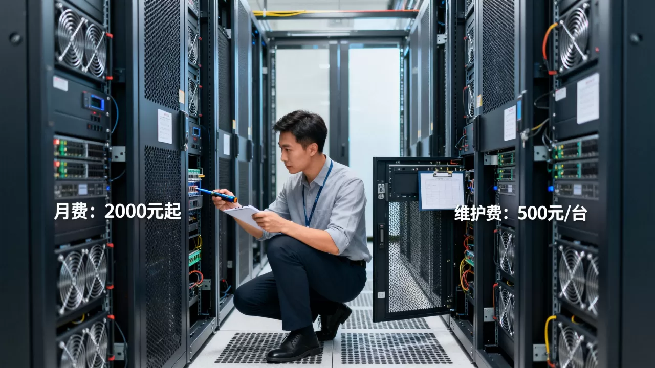 租用服务器代运维服务一个月多少钱，服务器托管维护费用怎么算