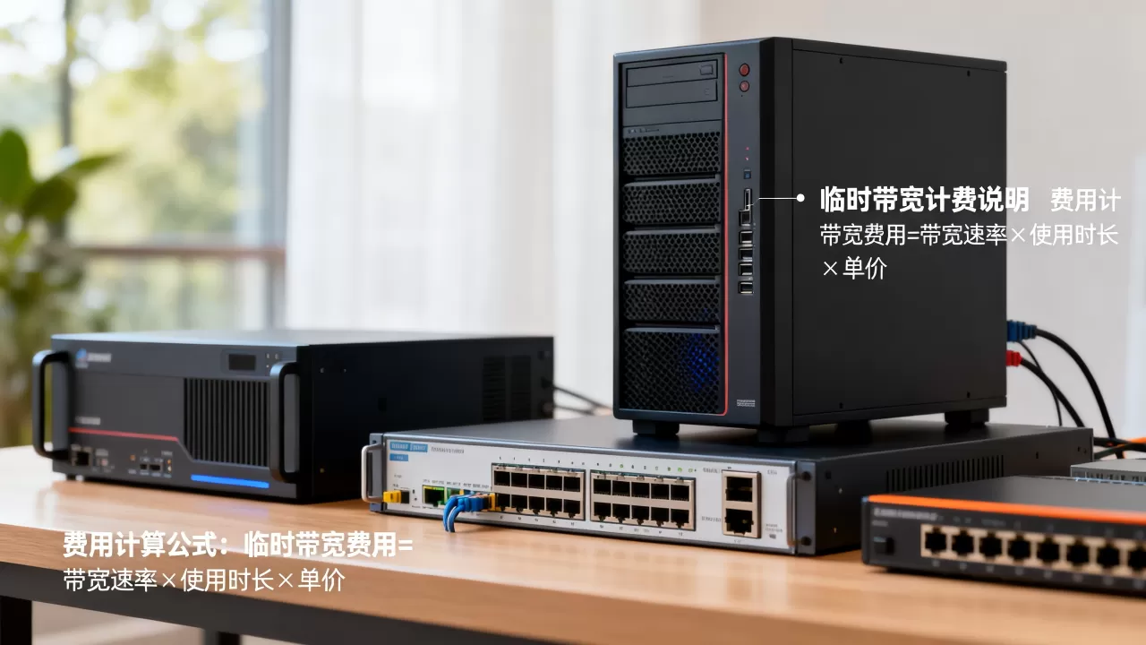 迁移期间临时带宽如何计费？费用计算公式是什么？