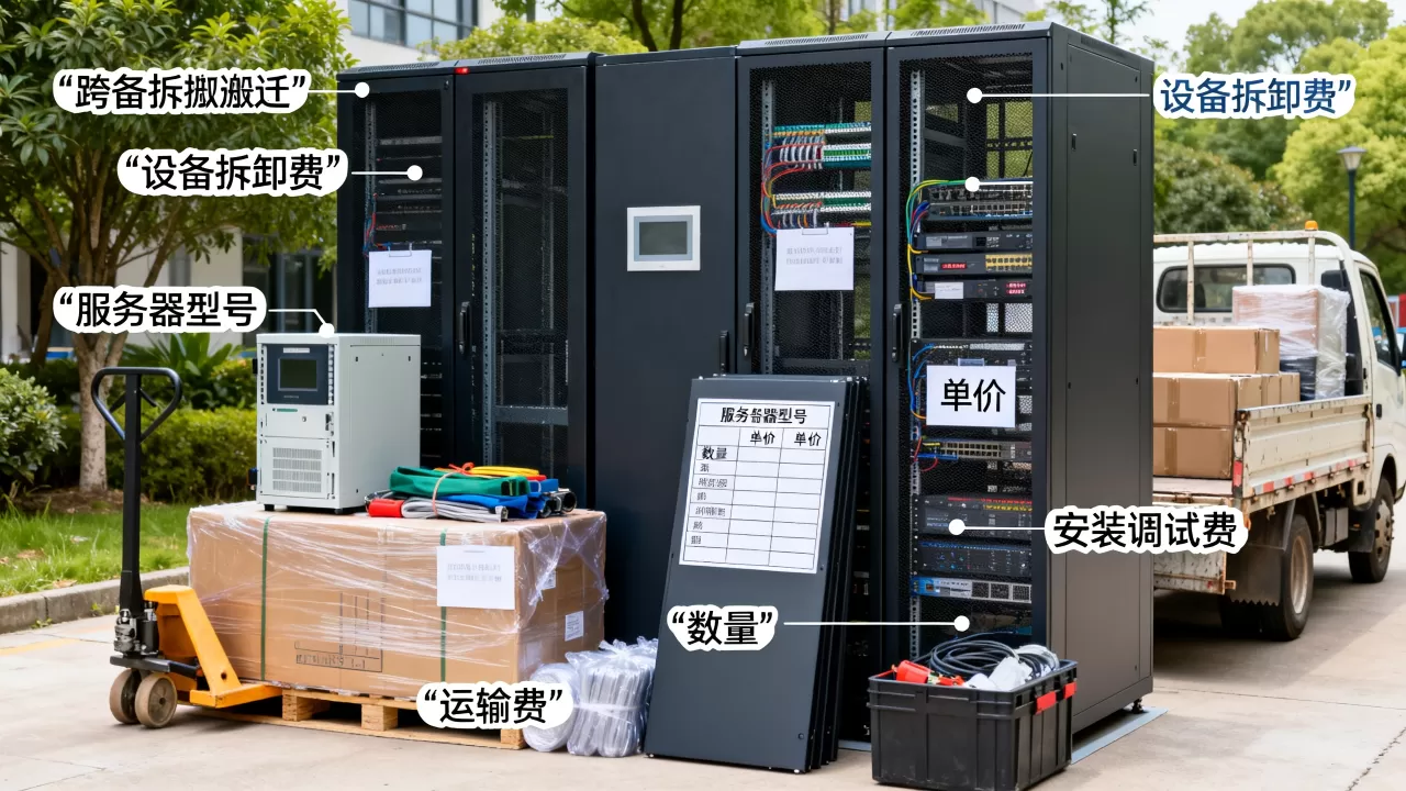 跨机房搬迁服务器费用构成有哪些,服务器搬迁报价明细包含哪些项目 跨机房搬迁服务器费用构成有哪些,服务器搬迁报价明细包含哪些项目