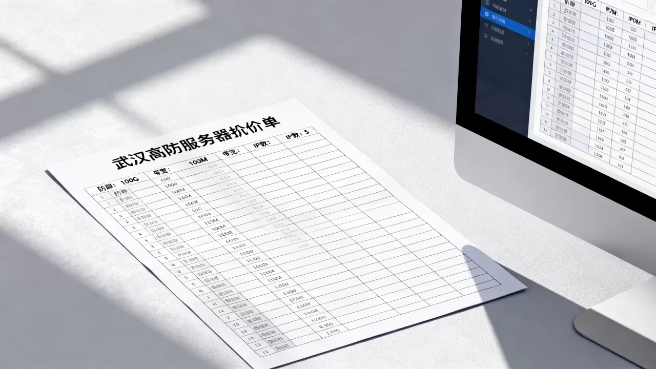怎么看懂武汉高防服务器报价单里同样防御为何价格不同