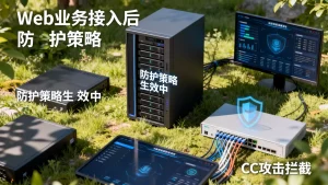 武汉CC防护策略在Web业务接入之后具体是怎么生效的，防御效果如何？