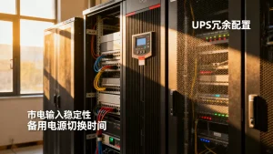 怕断电的业务怎么考察机房供电配置