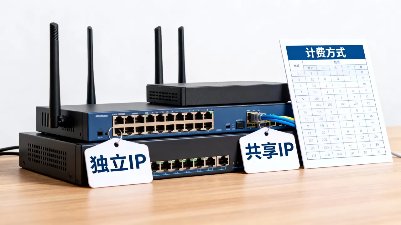 从计费方式看独立IP与共享IP怎么选 从计费方式看独立IP与共享IP怎么选