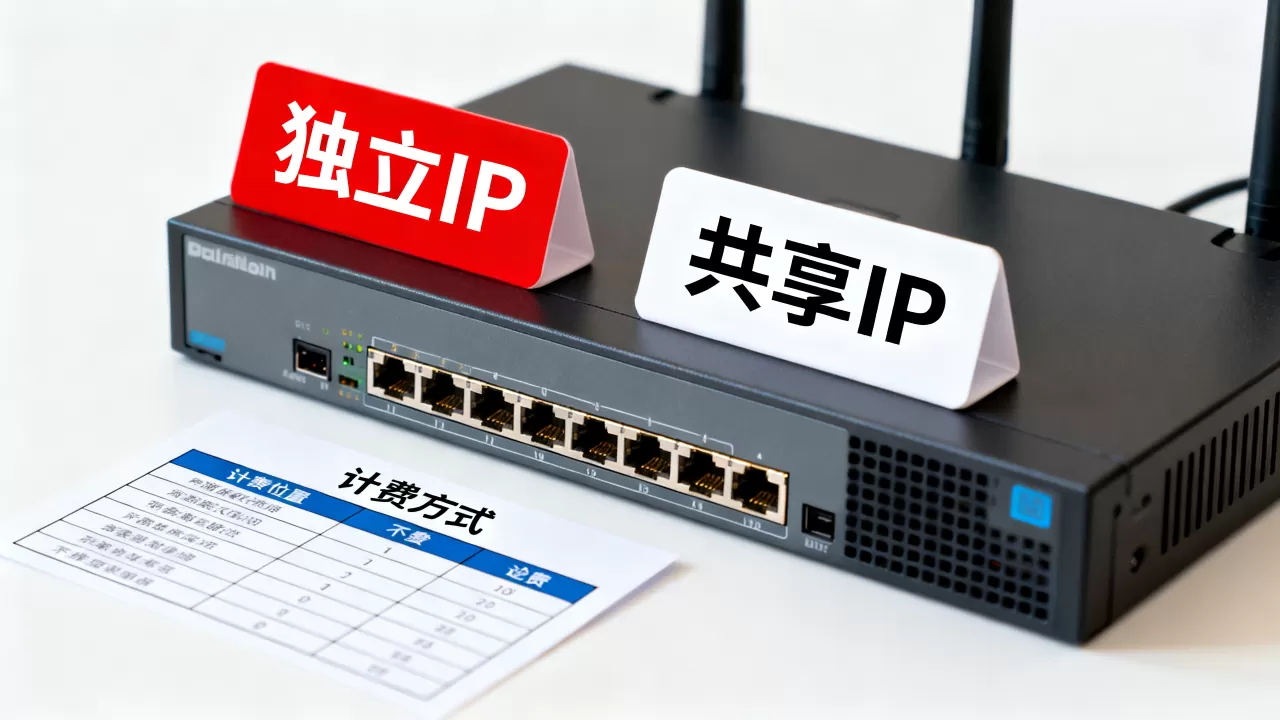 从计费方式看独立IP与共享IP怎么选 从计费方式看独立IP与共享IP怎么选