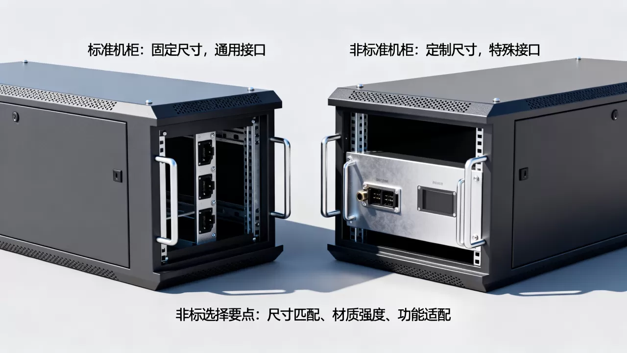 标准机柜和非标准机柜主要区别是什么,非标机柜如何选择 标准机柜和非标准机柜主要区别是什么,非标机柜如何选择