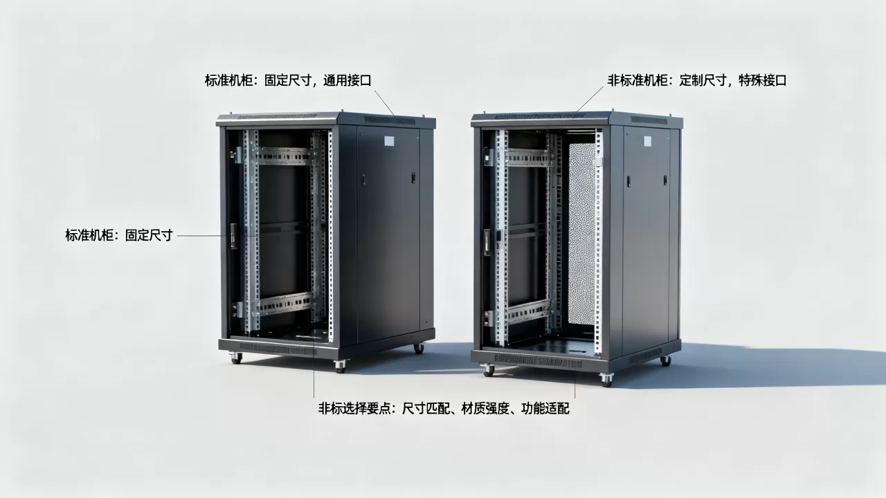 标准机柜和非标准机柜主要区别是什么,非标机柜如何选择 标准机柜和非标准机柜主要区别是什么,非标机柜如何选择