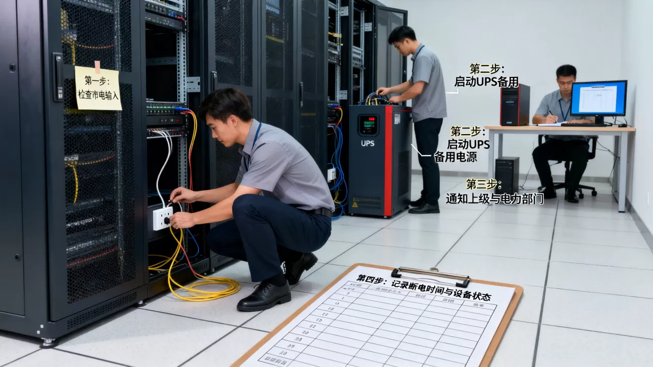 机房断电处理流程通常有哪几步,机房断电应急处理怎么做? 机房断电处理流程通常有哪几步,机房断电应急处理怎么做?