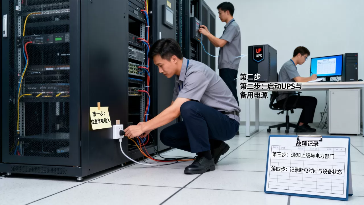 机房断电处理流程通常有哪几步,机房断电应急处理怎么做? 机房断电处理流程通常有哪几步,机房断电应急处理怎么做?