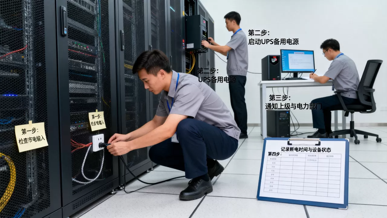 机房断电处理流程通常有哪几步,机房断电应急处理怎么做? 机房断电处理流程通常有哪几步,机房断电应急处理怎么做?
