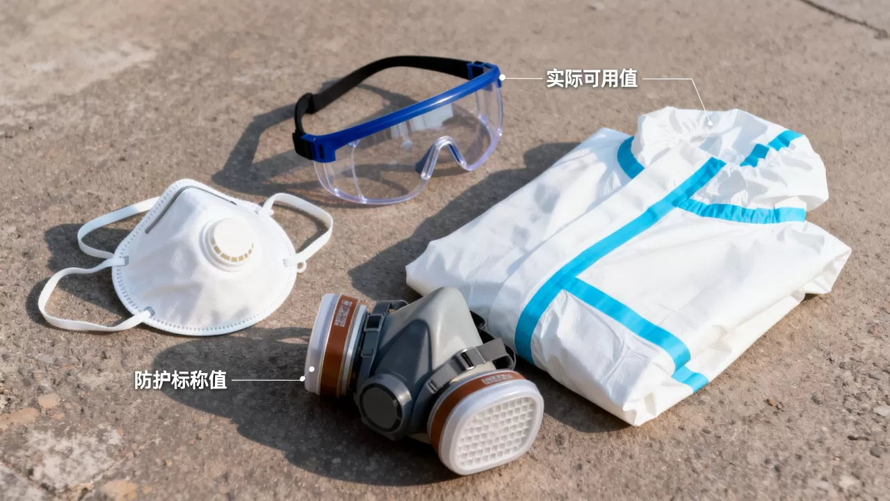 防护上限的标称值与可用值差别在哪，实际防护效果为何低于标称？